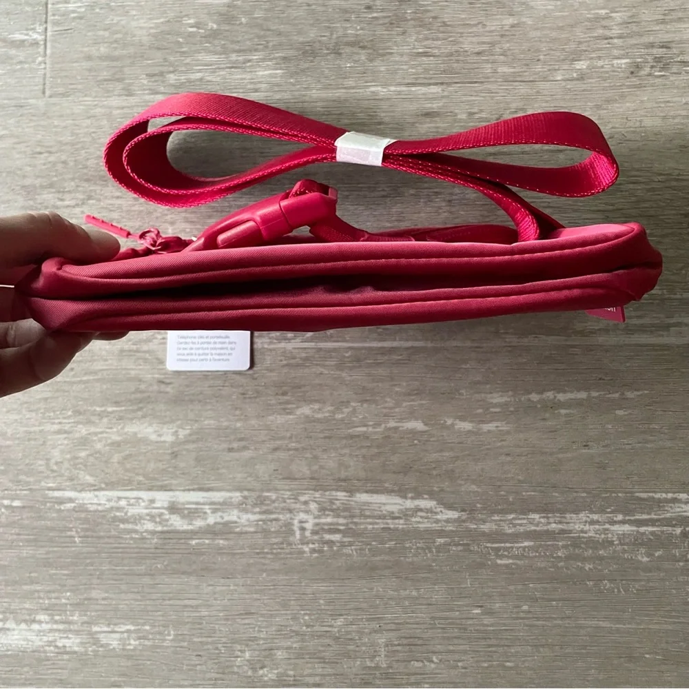 Lululemon Everywhere Belt Bag *1L in Cherry Tint (red dark pink) NEW